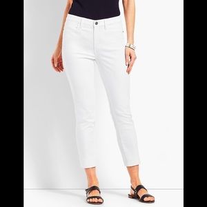 Talbots White Cropped Jeggings 3PAIRS 10 P